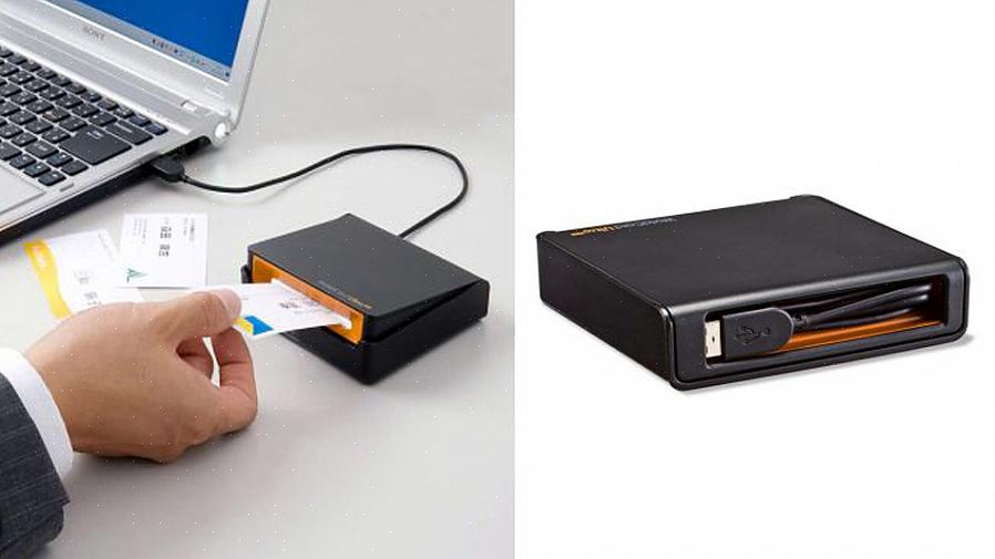 ישנם סורקי כרטיסי ביקור מסוג USB וגם סורקי כרטיסי ביקור ניידים האידיאליים לשימוש בכל מקום