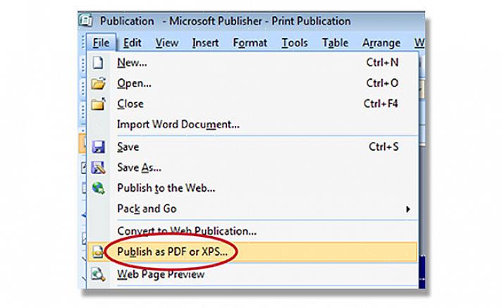 כדי למנוע תרחיש זה להלן הצעדים שעליך לנקוט כדי להמיר קובץ Microsoft Publisher למסמך Microsoft Word