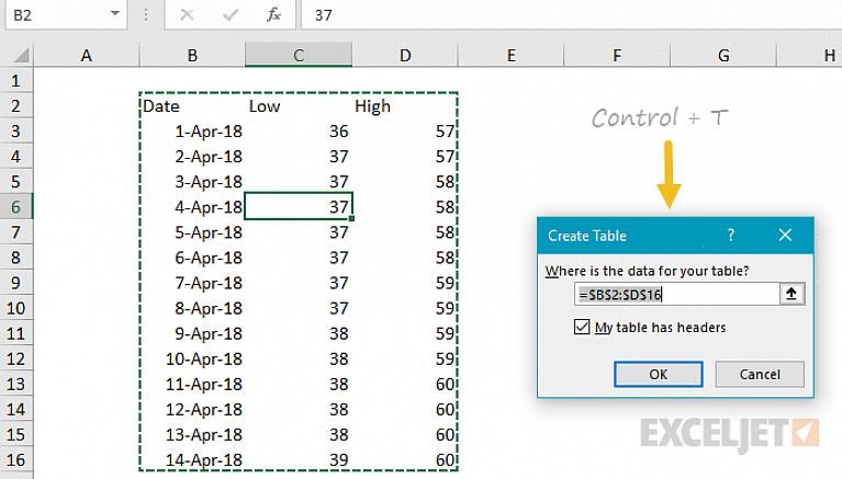 פתח את קובץ Microsoft Excel שיש לשים עם טבלה