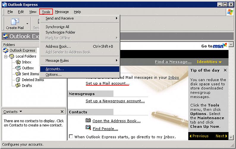 חשבון הדואר האלקטרוני שלך ב- Outlook נוצר
