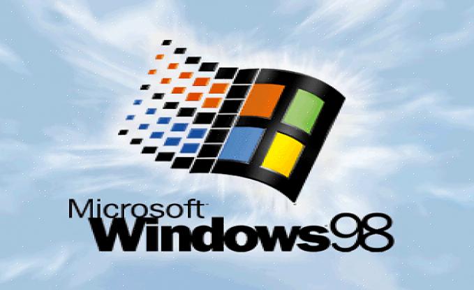 על מנת ליצור דיסק אתחול של Windows 98