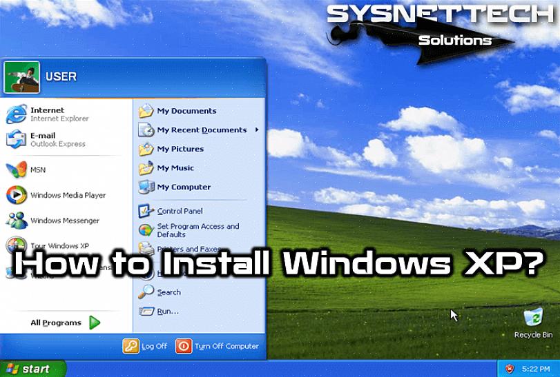 כאשר תוכנית ההתקנה של Windows XP מציגה את התכונה מוכן להפעלה של Windows