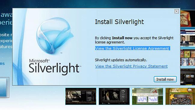כדי להשתמש ב- Microsoft Silverlight