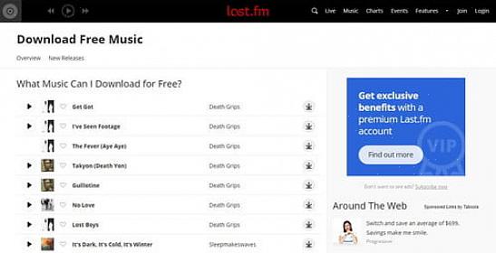 אתה יכול להשיג הרבה רצועות מוסיקה בחינם מהאינטרנט בחינם