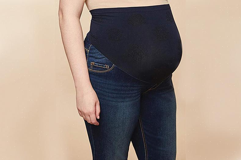 יש מכנסי ג'ינס בגודל פלוס שיכולים להיות גם בגדי הריון