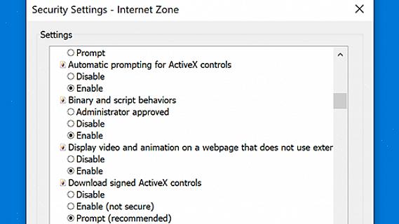 בדוק אם יש לך ActiveX ב- Internet Explorer על ידי לחיצה על תפריט "כלים"