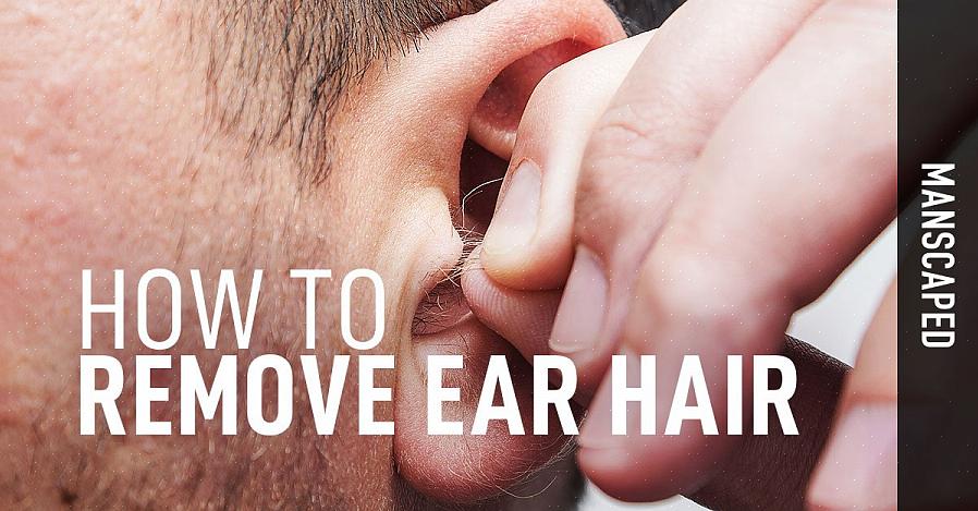אז דרך קלה להילחם בבעיית שיער באוזניים היא למרוט כל שערה אחת אחת