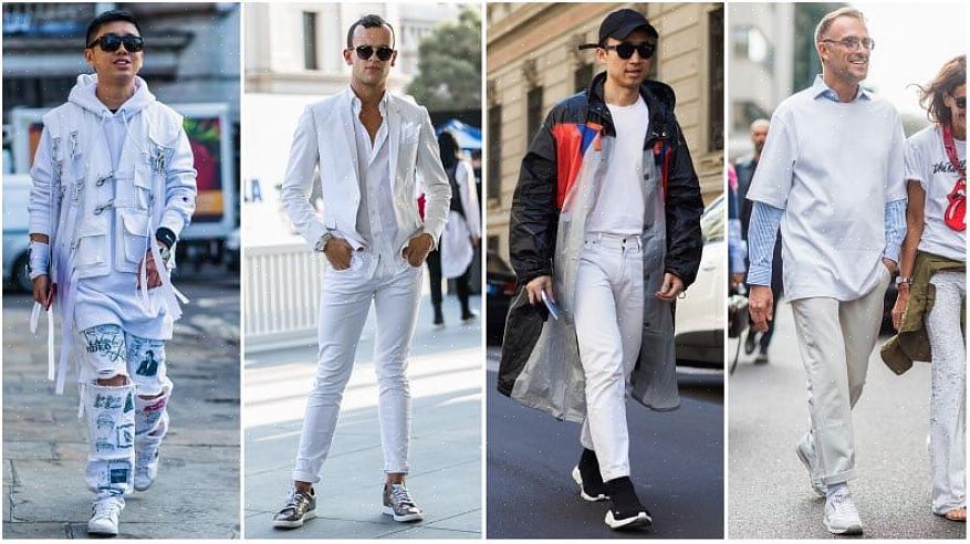 אם אתה לובש זוג מכנסיים לבנים צמודים