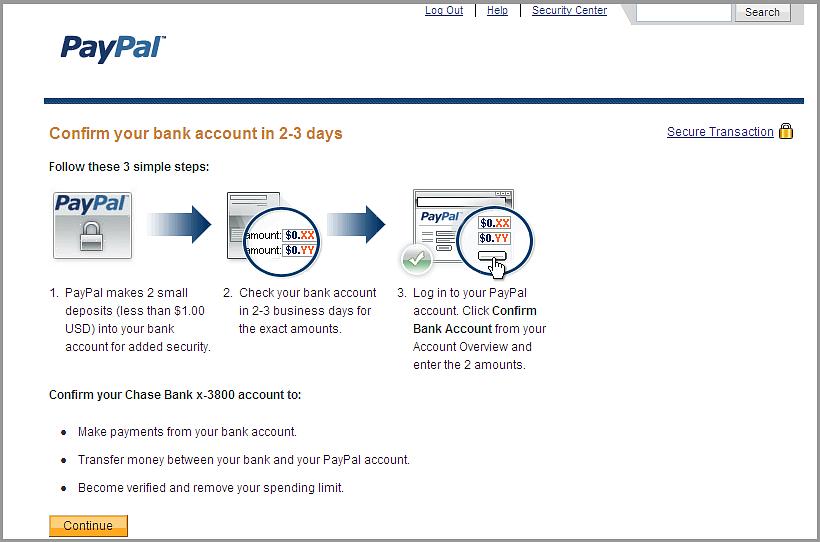 עליך להיות בעל גישה לרשת ולחשבון Paypal וחשבון בנק קיימים