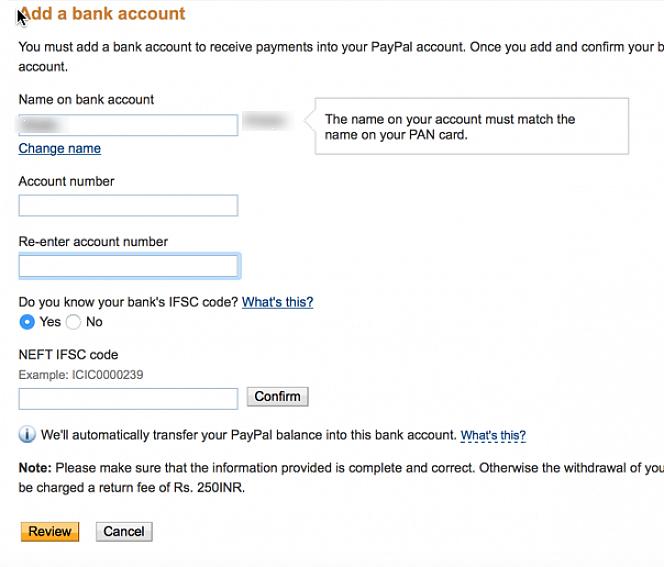 כך תוכל לאמת את חשבון הבנק שלך עבור Paypal