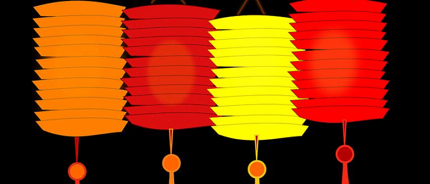 הכנת פנס סיני פשוט היא דרך נהדרת לקשט לראש השנה הסיני או לכל חגיגה אחרת