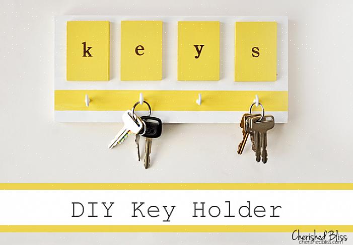 כדי להכין את מחזיק המפתחות שלך