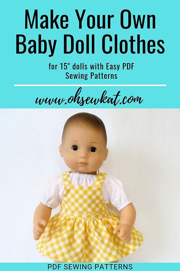 עיין במדריך זה שיעזור לך ליצור בגדי בובות תינוקות נפלאים