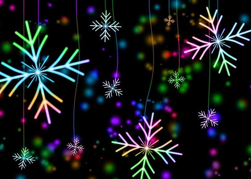 אורות פתיתי שלג הם דרך מסודרת וזולה להוסיף מעט רכות וקסם לעיצוב החג שלך
