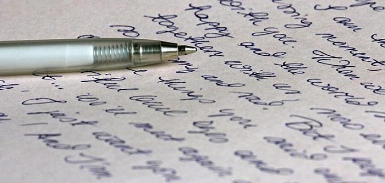 אתה לא צריך להיות משורר כדי לכתוב מכתב אהבה טוב