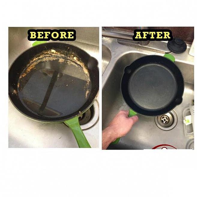 חשוב לתבל את כלי הבישול מברזל יצוק לאחר הניקוי