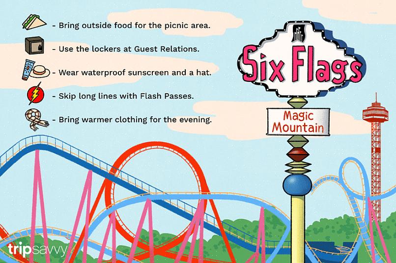 השלב הראשון בתכנון טיול לפארק השעשועים Six Flags הוא לבחור לאיזה ללכת