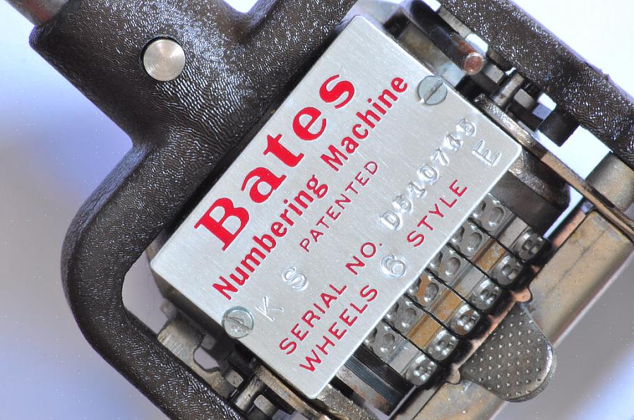 מכונת המספור של בייטס התפתחה מחותמת המספור המקורית של בייטס שבמקור פטנט על ידי אדווין ג'יי בייטס