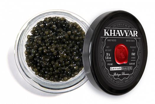 חלק מהקוויאר שתוכלו לקנות מאתר האינטרנט הם Hackleback או Paddlefish Black Caviar ו- Red Caviar