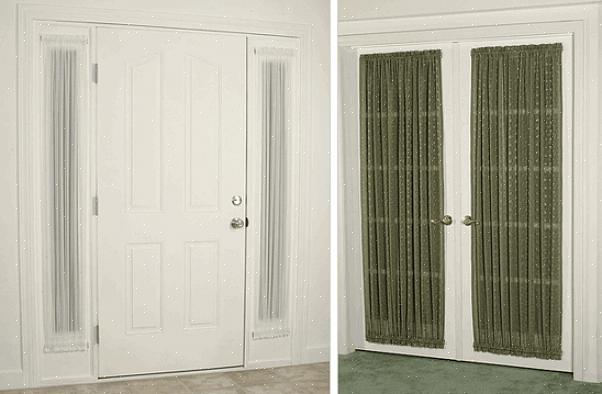 וילונות פנל דלתות הם דרך זולה וקלה להוסיף מעמד ואלגנטיות לכל חדר