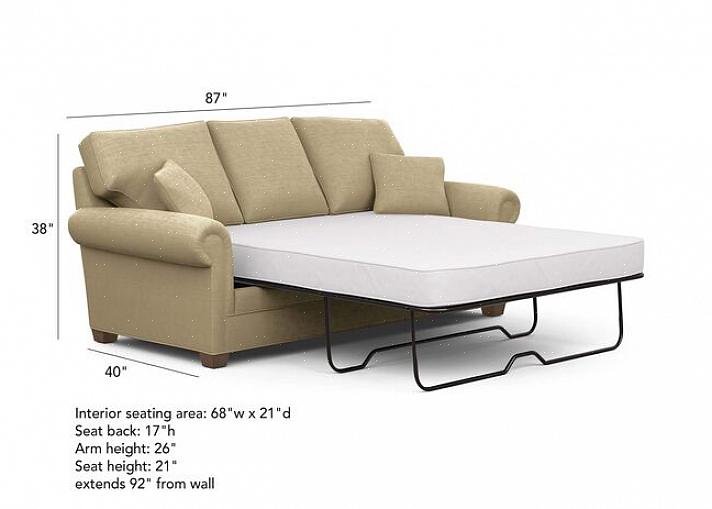 ספת מיטה בגודל קווין מעניקה לכם אפשרות ליהנות ממרחב בשתי צורות