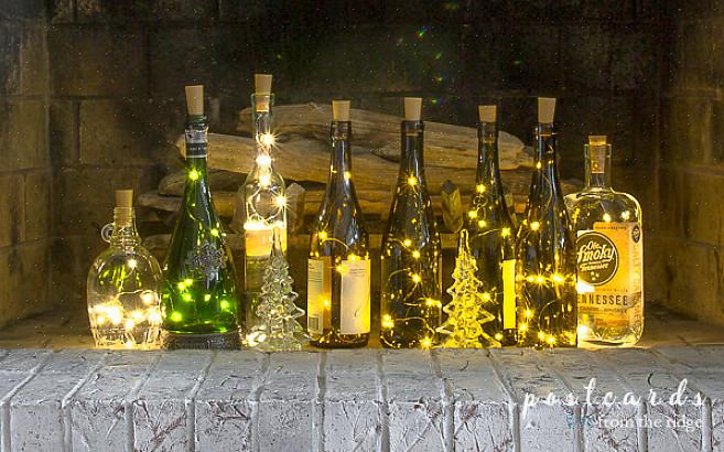 פשוט עקוב אחר הצעדים הקלים הבאים וראה כיצד אורות הלילה של בקבוק היין שלך יוכלו לתת לביתך את כמות התאורה