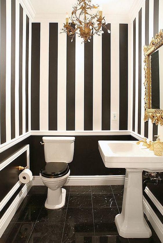 חדר אמבטיה בשחור לבן יכול להיות שמחה לקשט