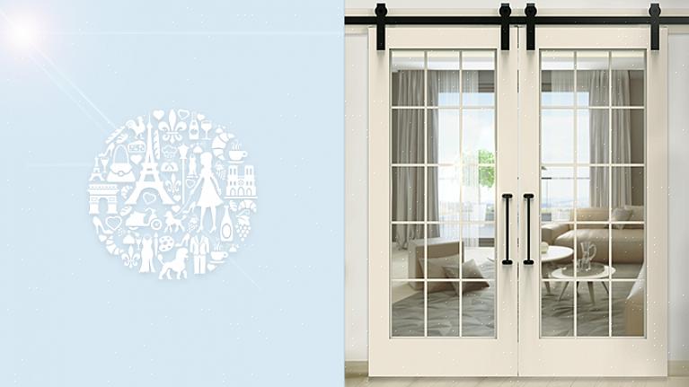 דלת צרפתית היא דלת הכוללת מעטפת חלונות מלאה הנראית כמו חלון על דלת