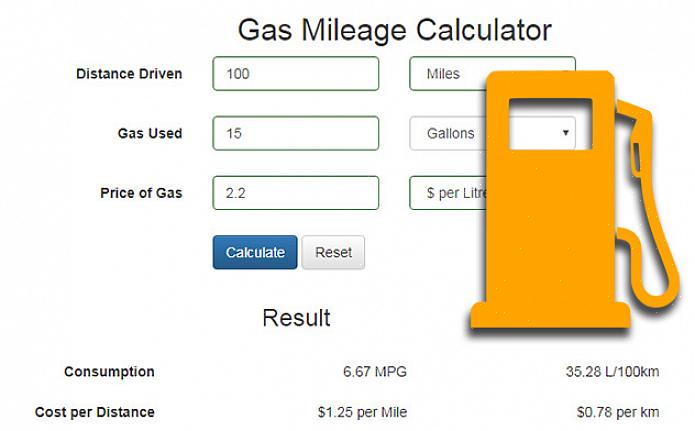 קילומטראז 'גז מוגדר כמספר הקילומטרים (או הקילומטרים) שהמכונית שלך יכולה לנסוע לכל ליטר דלק (או ליטר)