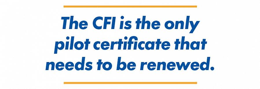 מומלץ לקבל דירוג CFI נוסף או מדריך טיס מוסמך