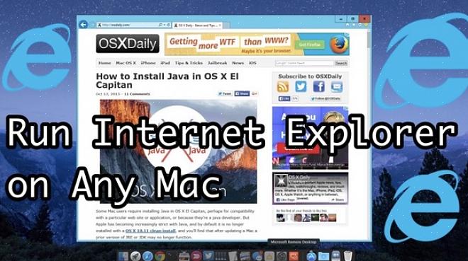 כדי להשתמש ב- Internet Explorer